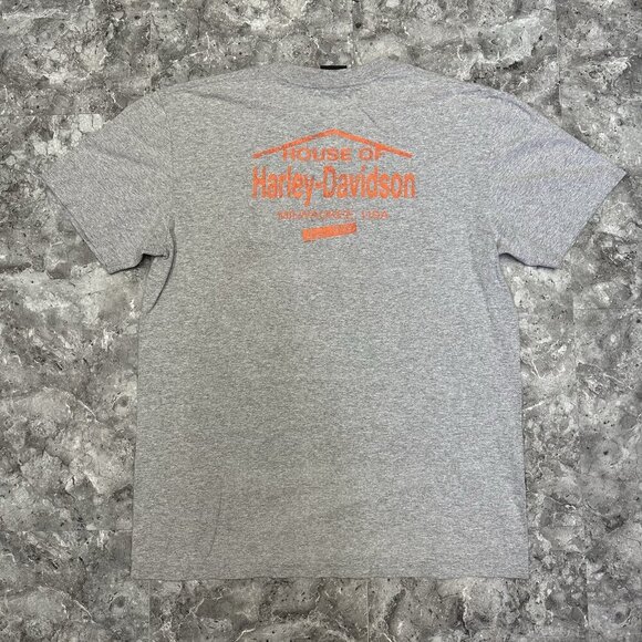 Harley Davidson 105th Anniversary Milwaukee, USA Shirt Size large Y2K Grey 2008 - Picture 2 of 7